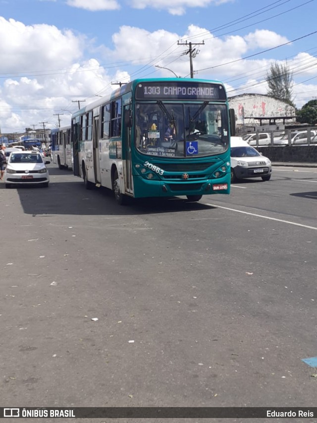 OT Trans - Ótima Salvador Transportes 20863 na cidade de Salvador, Bahia, Brasil, por Eduardo Reis. Número da foto: #8483487.