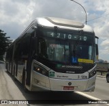 Viação Metrópole Paulista - Zona Leste 3 1206 na cidade de São Paulo, São Paulo, Brasil, por Marcos Oliveira. Número da foto: #:id.