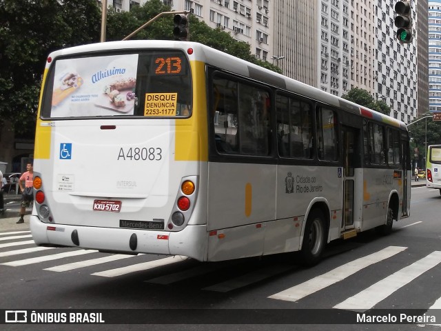 Auto Viação Alpha A48083 na cidade de Rio de Janeiro, Rio de Janeiro, Brasil, por Marcelo Pereira. Número da foto: #8487888.