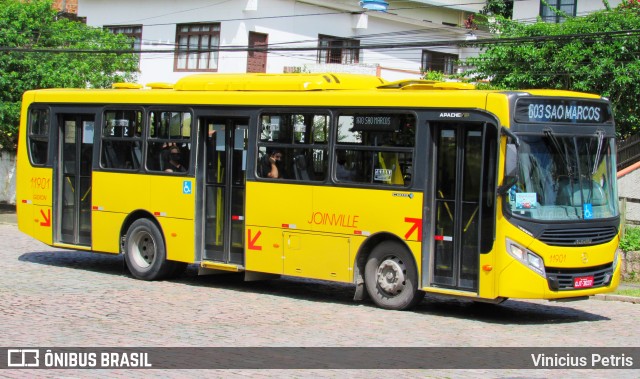 Gidion Transporte e Turismo 11901 na cidade de Joinville, Santa Catarina, Brasil, por Vinicius Petris. Número da foto: #8487218.