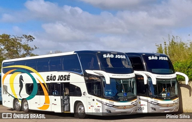 Expresso São José 1300 na cidade de Tramandaí, Rio Grande do Sul, Brasil, por Plinio Silva. Número da foto: #8486813.