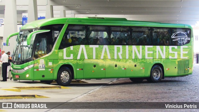 Auto Viação Catarinense 3350 na cidade de Joinville, Santa Catarina, Brasil, por Vinicius Petris. ID da foto: 8487152.