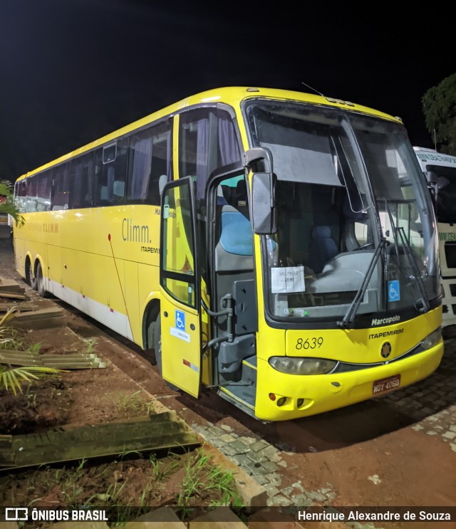 Viação Itapemirim 8639 na cidade de Manhuaçu, Minas Gerais, Brasil, por Henrique Alexandre de Souza. Número da foto: #8487632.