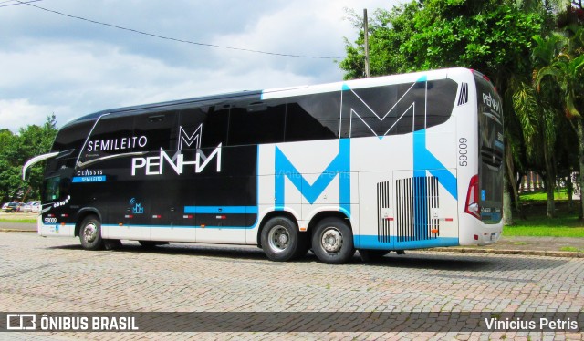 Empresa de Ônibus Nossa Senhora da Penha 59009 na cidade de Joinville, Santa Catarina, Brasil, por Vinicius Petris. Número da foto: #8487106.