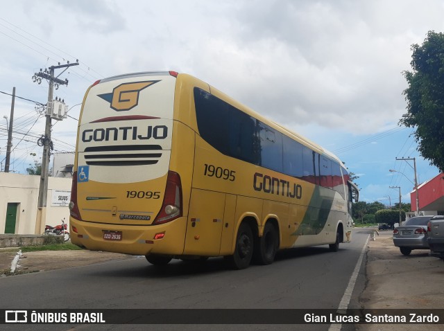 Empresa Gontijo de Transportes 19095 na cidade de Ji-Paraná, Rondônia, Brasil, por Gian Lucas  Santana Zardo. Número da foto: #8486998.