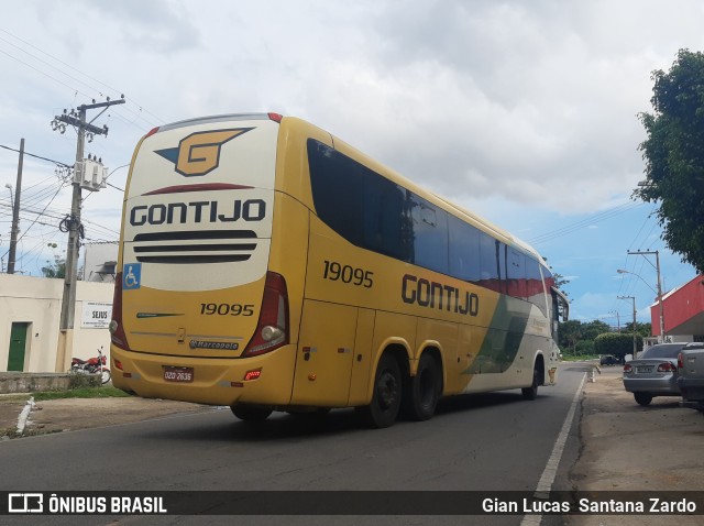 Empresa Gontijo de Transportes 19095 na cidade de Ji-Paraná, Rondônia, Brasil, por Gian Lucas  Santana Zardo. ID da foto: 8486998.