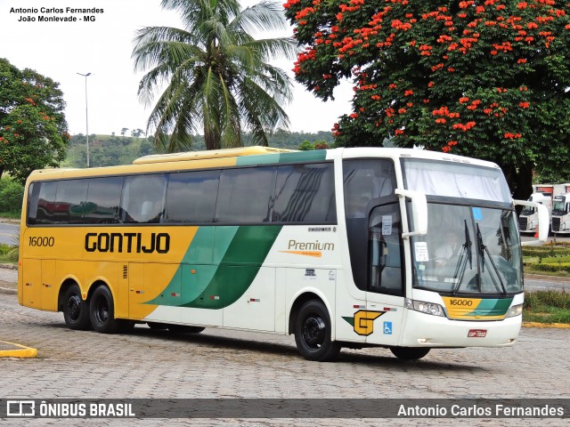 Empresa Gontijo de Transportes 16000 na cidade de João Monlevade, Minas Gerais, Brasil, por Antonio Carlos Fernandes. ID da foto: 8485409.