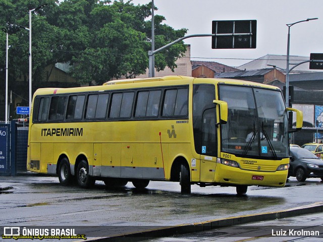 Viação Itapemirim 9001 na cidade de Rio de Janeiro, Rio de Janeiro, Brasil, por Luiz Krolman. Número da foto: #8487760.