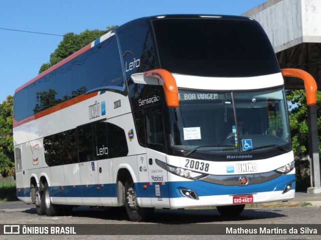Expresso União 20038 na cidade de Campos dos Goytacazes, Rio de Janeiro, Brasil, por Matheus Martins da Silva. Número da foto: #8486523.