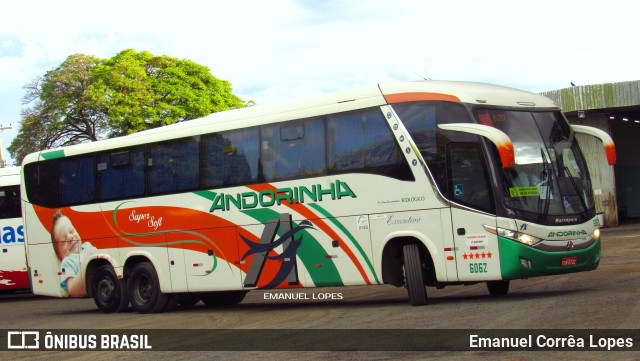 Empresa de Transportes Andorinha 6062 na cidade de Bauru, São Paulo, Brasil, por Emanuel Corrêa Lopes. ID da foto: 8487725.