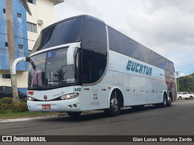 Eucatur - Empresa União Cascavel de Transportes e Turismo 4431 na cidade de Ji-Paraná, Rondônia, Brasil, por Gian Lucas  Santana Zardo. Número da foto: #8487018.