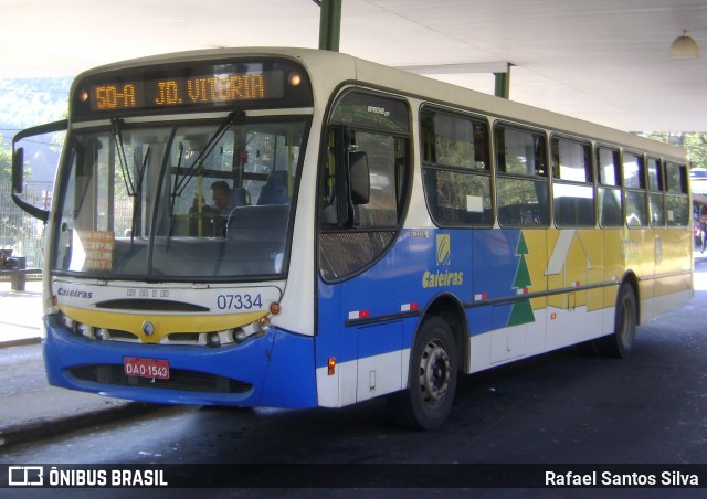 Viação Cidade de Caieiras 07334 na cidade de Caieiras, São Paulo, Brasil, por Rafael Santos Silva. Número da foto: #8486540.