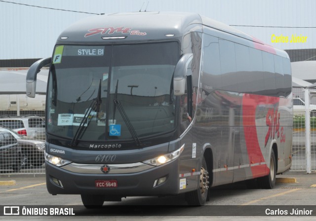 Style Bus 6100 na cidade de Goiânia, Goiás, Brasil, por Carlos Júnior. ID da foto: 8487209.