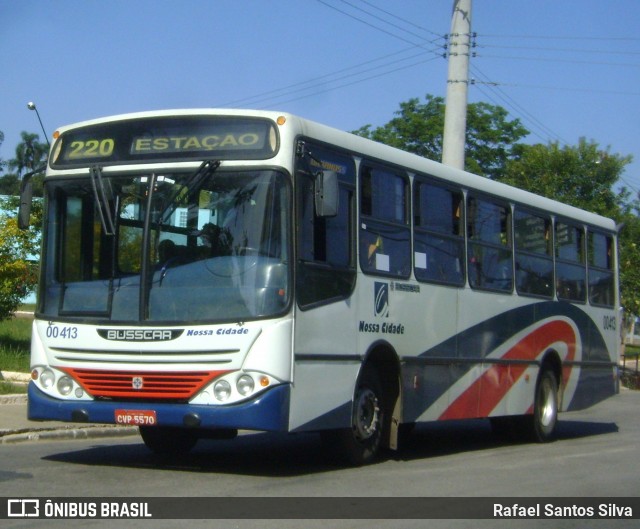 Viação Nossa Cidade 00413 na cidade de Franco da Rocha, São Paulo, Brasil, por Rafael Santos Silva. ID da foto: 8486573.