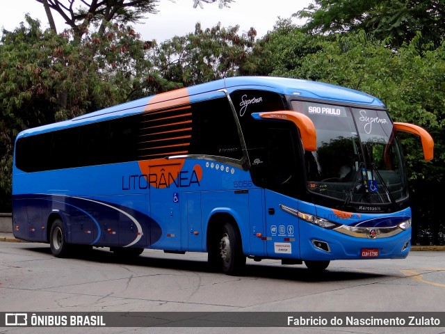 Litorânea Transportes Coletivos 5056 na cidade de São Paulo, São Paulo, Brasil, por Fabricio do Nascimento Zulato. Número da foto: #8487531.