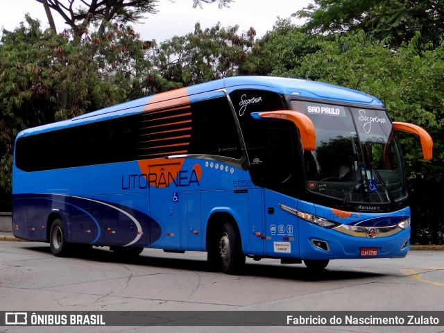 Litorânea Transportes Coletivos 5056 na cidade de São Paulo, São Paulo, Brasil, por Fabricio do Nascimento Zulato. ID da foto: 8487531.