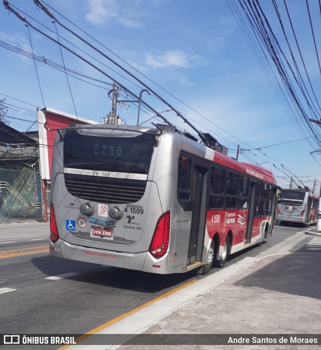 Himalaia Transportes > Ambiental Transportes Urbanos 4 1509 na cidade de São Paulo, São Paulo, Brasil, por Andre Santos de Moraes. ID da foto: 8485507.