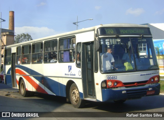 Viação Nossa Cidade 00482 na cidade de Franco da Rocha, São Paulo, Brasil, por Rafael Santos Silva. Número da foto: #8486565.
