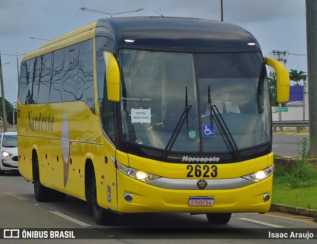 Viação Nordeste 2623 na cidade de Parnamirim, Rio Grande do Norte, Brasil, por Isaac Araujo. Número da foto: #8487652.