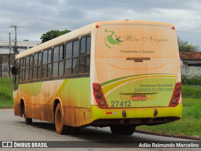 Rio Negro Fretamento e Turismo 27412 na cidade de Belo Horizonte, Minas Gerais, Brasil, por Adão Raimundo Marcelino. Número da foto: #8491732.
