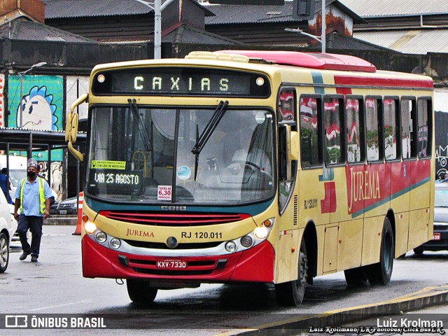 Auto Viação Jurema RJ 120.011 na cidade de Rio de Janeiro, Rio de Janeiro, Brasil, por Luiz Krolman. Número da foto: #8488680.