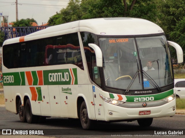 Empresa Gontijo de Transportes 21300 na cidade de Teresina, Piauí, Brasil, por Lucas Gabriel. ID da foto: 8490052.