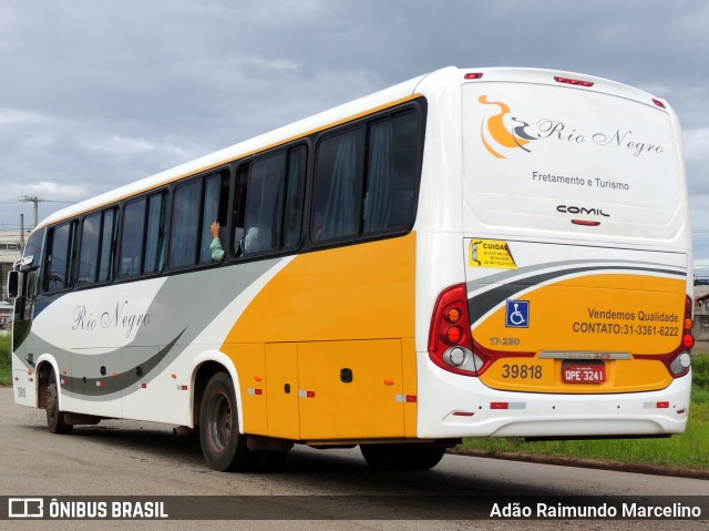 Rio Negro Fretamento e Turismo 39818 na cidade de Belo Horizonte, Minas Gerais, Brasil, por Adão Raimundo Marcelino. Número da foto: #8491707.