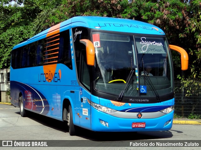 Litorânea Transportes Coletivos 5872 na cidade de São Paulo, São Paulo, Brasil, por Fabricio do Nascimento Zulato. Número da foto: #8490932.