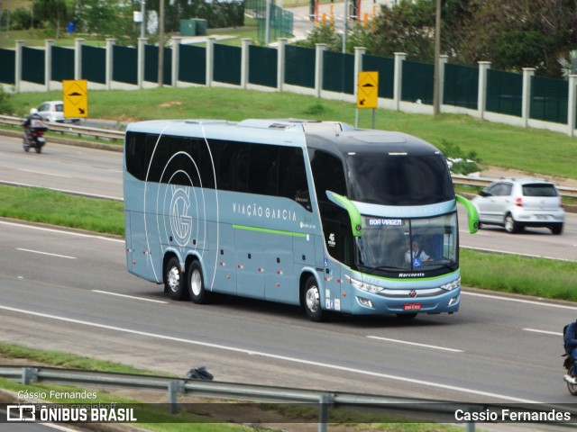 Viação Garcia 8414 na cidade de Campinas, São Paulo, Brasil, por Cassio Fernandes. ID da foto: 8488739.