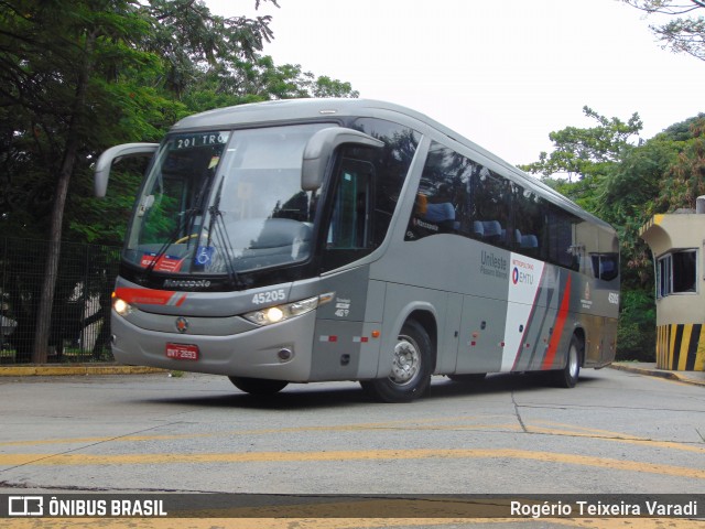 Empresa de Ônibus Pássaro Marron 45205 na cidade de São Paulo, São Paulo, Brasil, por Rogério Teixeira Varadi. ID da foto: 8489377.