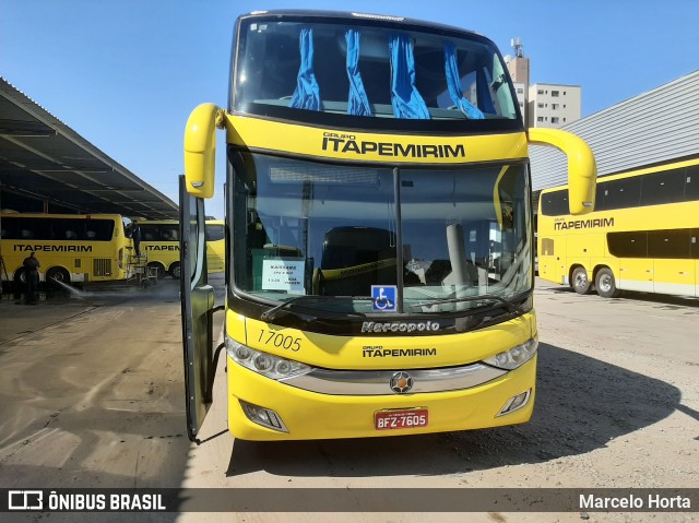 Viação Itapemirim 17005 na cidade de São Paulo, São Paulo, Brasil, por Marcelo Horta. Número da foto: #8488231.