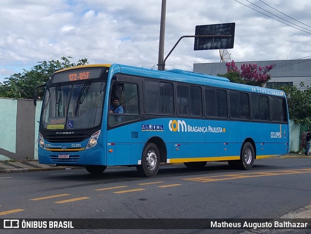 JTP Transportes - COM Bragança Paulista 03.095 na cidade de Bragança Paulista, São Paulo, Brasil, por Matheus Augusto Balthazar. Número da foto: #8488583.