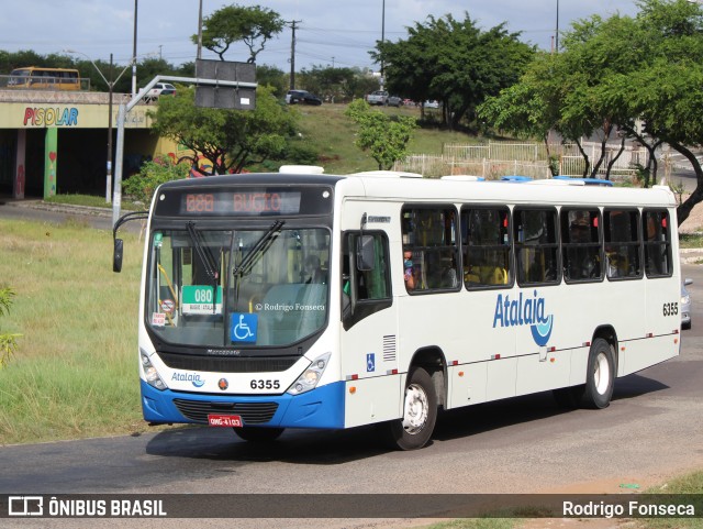 Viação Atalaia Transportes 6355 na cidade de Aracaju, Sergipe, Brasil, por Rodrigo Fonseca. Número da foto: #8489982.