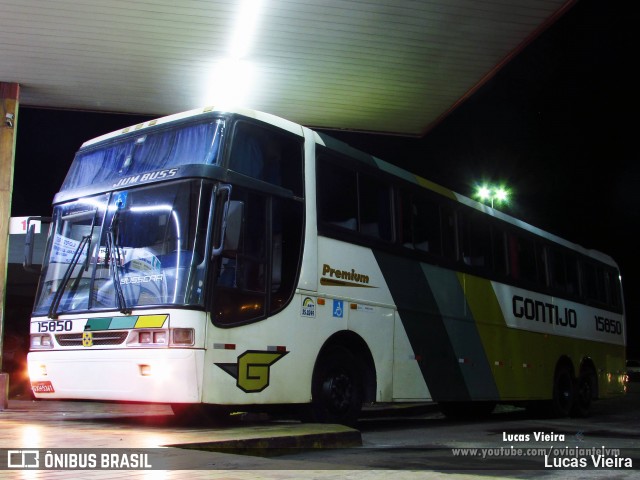 Empresa Gontijo de Transportes 15850 na cidade de João Monlevade, Minas Gerais, Brasil, por Lucas Vieira. ID da foto: 8489731.