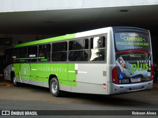 Viação Garcia 81085 na cidade de Nova Esperança, Paraná, Brasil, por Robson Alves. Número da foto: #8489625.