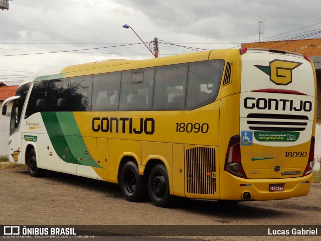 Empresa Gontijo de Transportes 18090 na cidade de Teresina, Piauí, Brasil, por Lucas Gabriel. Número da foto: #8490006.