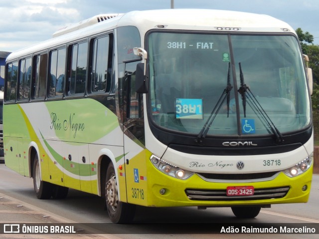 Rio Negro Fretamento e Turismo 38718 na cidade de Belo Horizonte, Minas Gerais, Brasil, por Adão Raimundo Marcelino. Número da foto: #8491741.