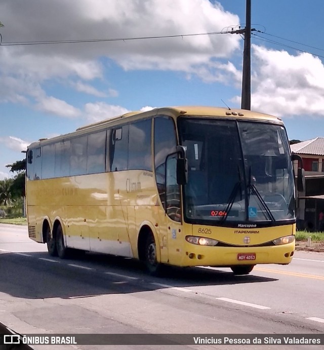 Viação Itapemirim 8625 na cidade de Campos dos Goytacazes, Rio de Janeiro, Brasil, por Vinicius Pessoa da Silva Valadares. ID da foto: 8490859.