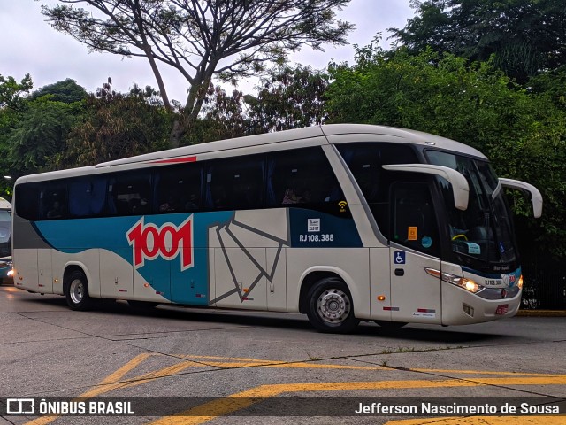 Auto Viação 1001 RJ 108.388 na cidade de São Paulo, São Paulo, Brasil, por Jefferson Nascimento de Sousa. ID da foto: 8488547.