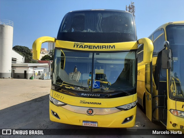 Viação Itapemirim 17011 na cidade de São Paulo, São Paulo, Brasil, por Marcelo Horta. Número da foto: #8490468.