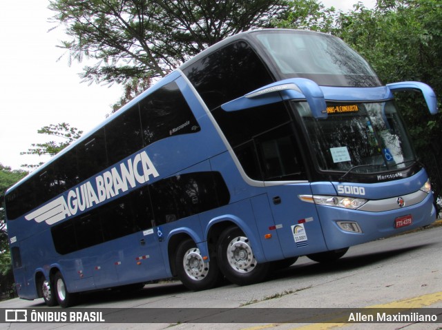 Viação Águia Branca 50100 na cidade de São Paulo, São Paulo, Brasil, por Allen Maximiliano. ID da foto: 8491567.