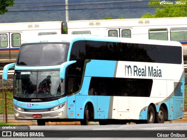 Real Maia 1819 na cidade de Brasília, Distrito Federal, Brasil, por César Ônibus. ID da foto: 8494552.