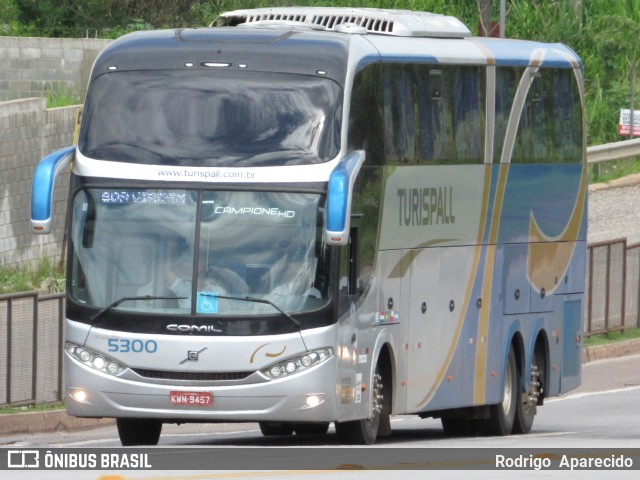 Turispall Transporte e Turismo 5300 na cidade de Conselheiro Lafaiete, Minas Gerais, Brasil, por Rodrigo  Aparecido. ID da foto: 8492809.