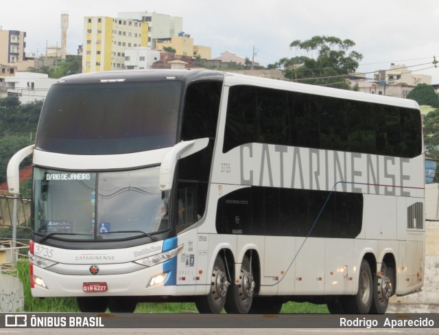 Auto Viação Catarinense 3735 na cidade de Conselheiro Lafaiete, Minas Gerais, Brasil, por Rodrigo  Aparecido. Número da foto: #8493930.