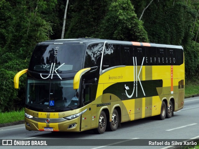 Expresso JK 19115 na cidade de Petrópolis, Rio de Janeiro, Brasil, por Rafael da Silva Xarão. ID da foto: 8494930.