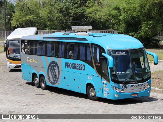 Auto Viação Progresso 6126 na cidade de João Pessoa, Paraíba, Brasil, por Rodrigo Fonseca. Número da foto: #8493452.