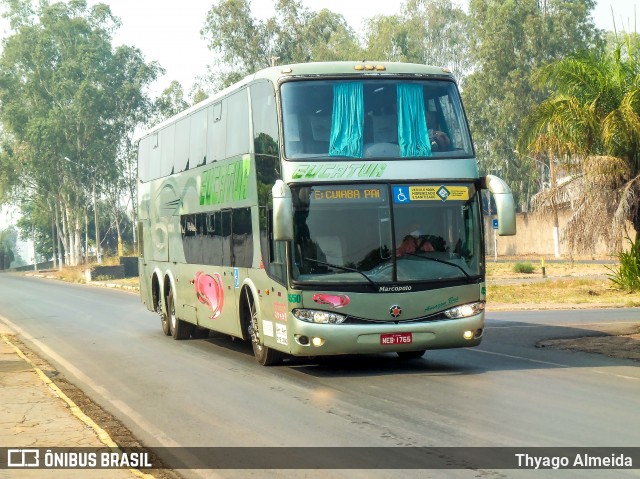 Eucatur - Empresa União Cascavel de Transportes e Turismo 4550 na cidade de Cuiabá, Mato Grosso, Brasil, por Thyago Almeida. Número da foto: #8494635.