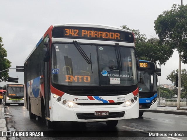 Viação Pavunense B32717 na cidade de Rio de Janeiro, Rio de Janeiro, Brasil, por Matheus Feitosa . ID da foto: 8492233.