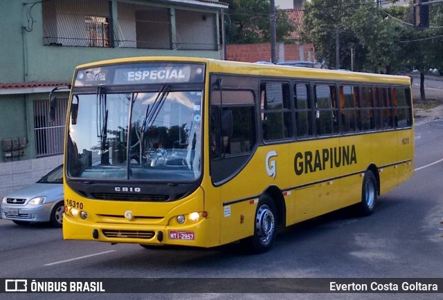 Grapiúna Turismo 16310 na cidade de Cariacica, Espírito Santo, Brasil, por Everton Costa Goltara. ID da foto: 8492274.