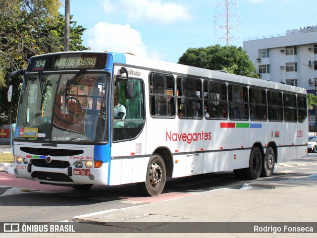 Consórcio Navegantes - 02 > Viação São Jorge > Transurb Transporte Urbano 02101 na cidade de João Pessoa, Paraíba, Brasil, por Rodrigo Fonseca. Número da foto: #8493299.